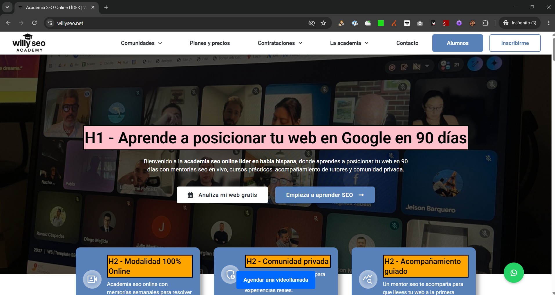 auditoria seo - encabezados